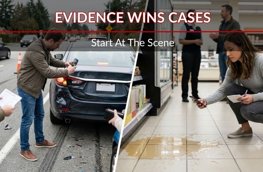 What Information Should You Collect After a Car Accident or Slip and Fall?