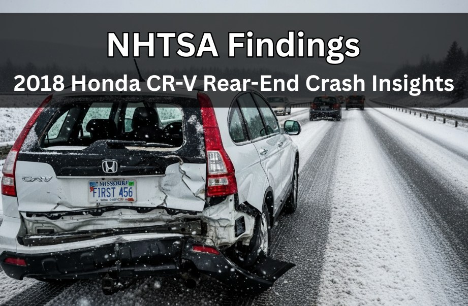 What NHTSA Found in the 2018 Honda CR-V Rear-End Crash?