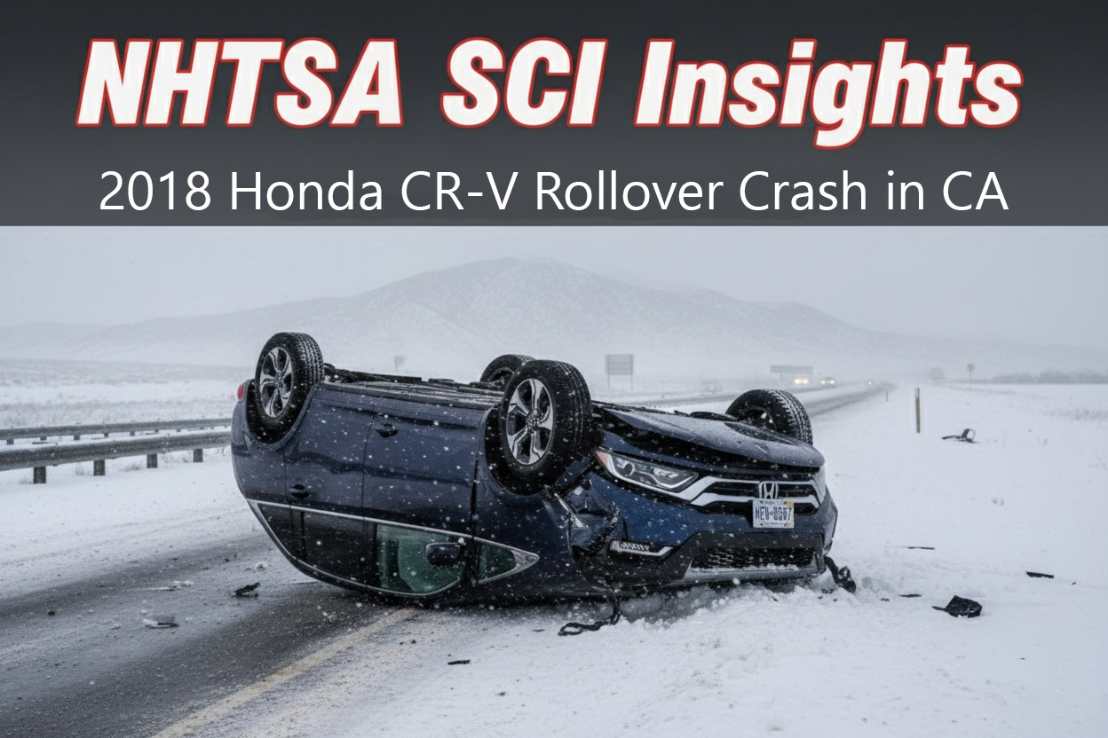 How NHTSA Investigated the 2018 Honda CR-V Rollover Crash in California?