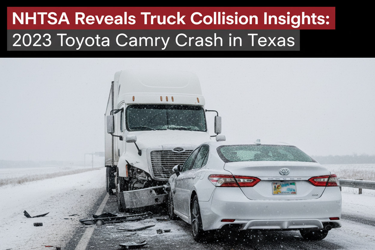 What NHTSA Revealed About the 2023 Toyota Camry & Truck Collision?