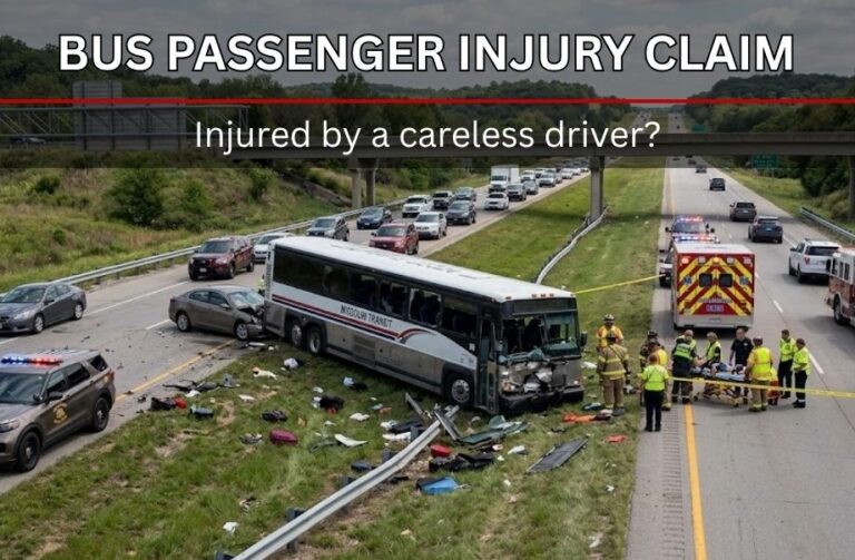 bus passenger injury claim