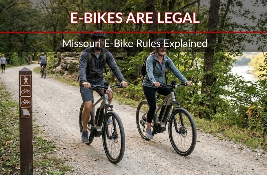 Are E-Bikes Legal in Missouri? Classes, Helmets & Where You Can Ride